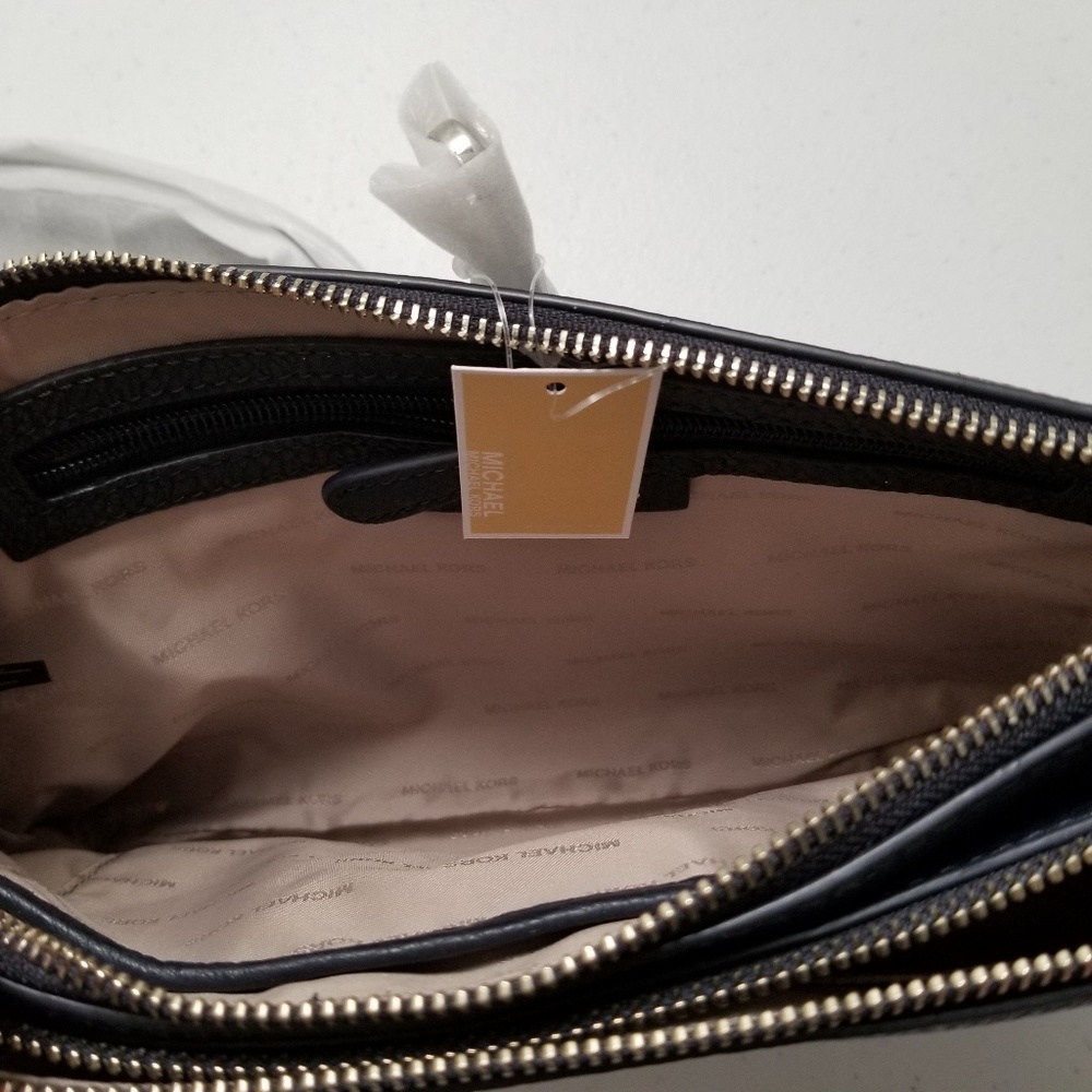 Sale!!! Michael Kors Double Zip Crossbody - Picture 7 of 8